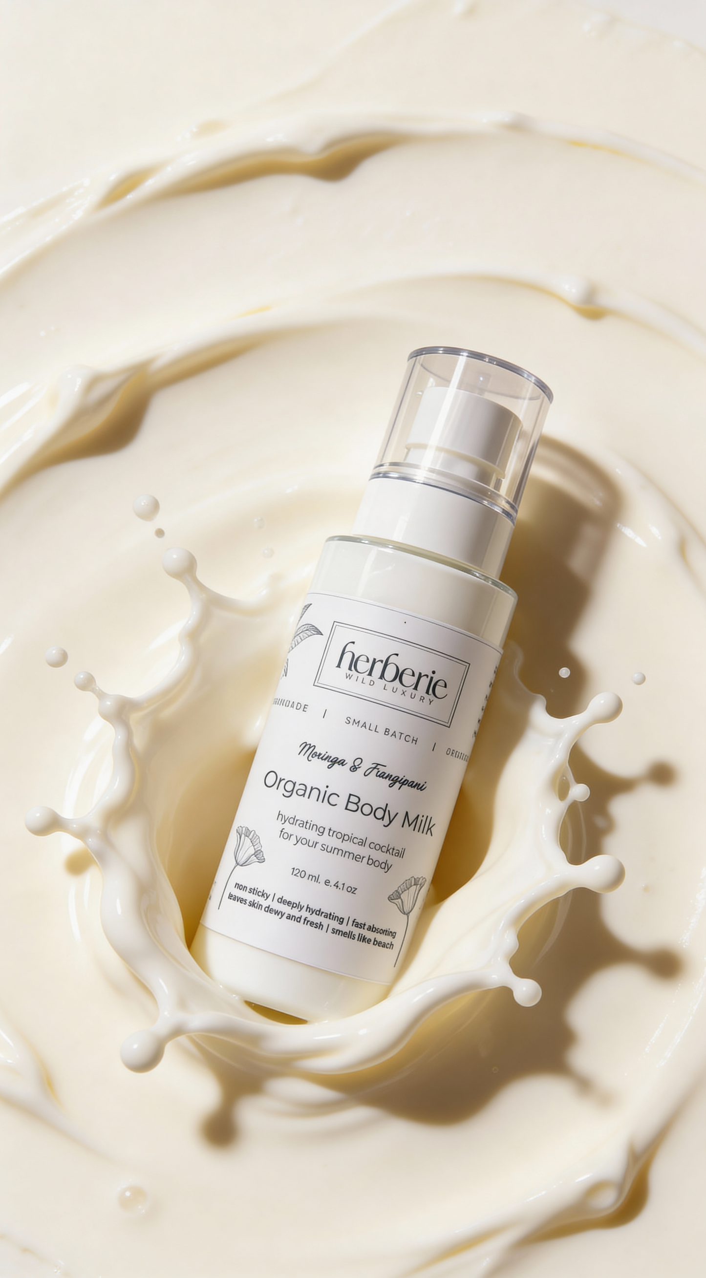 Moringa & Frangipani Body Milk