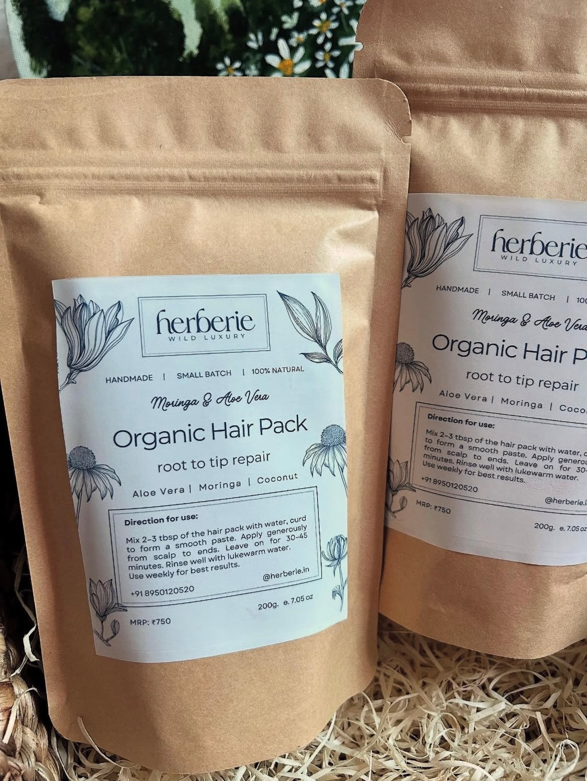 Moringa & Aloe Vera Hair Pack