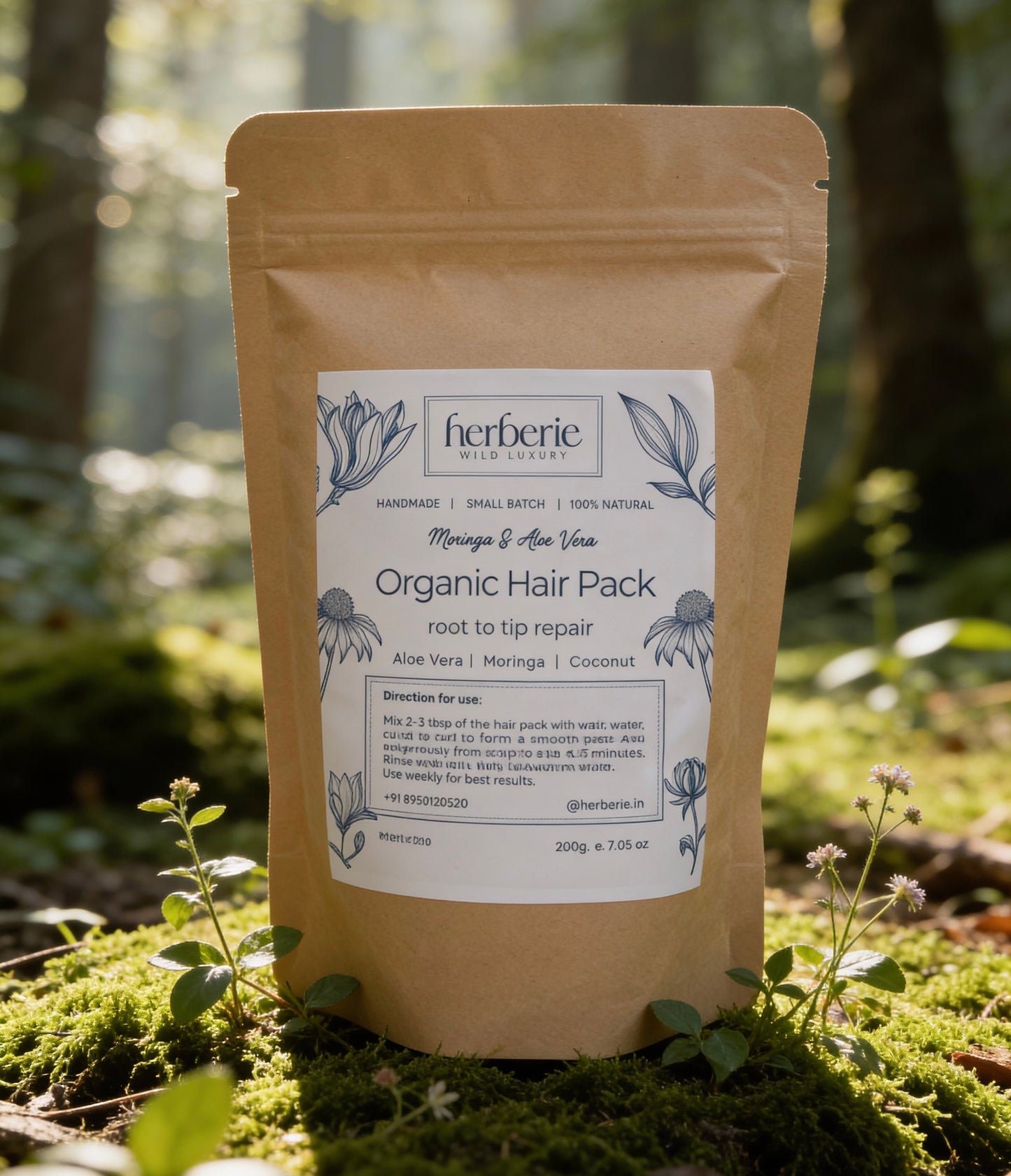 Moringa & Aloe Vera Hair Pack