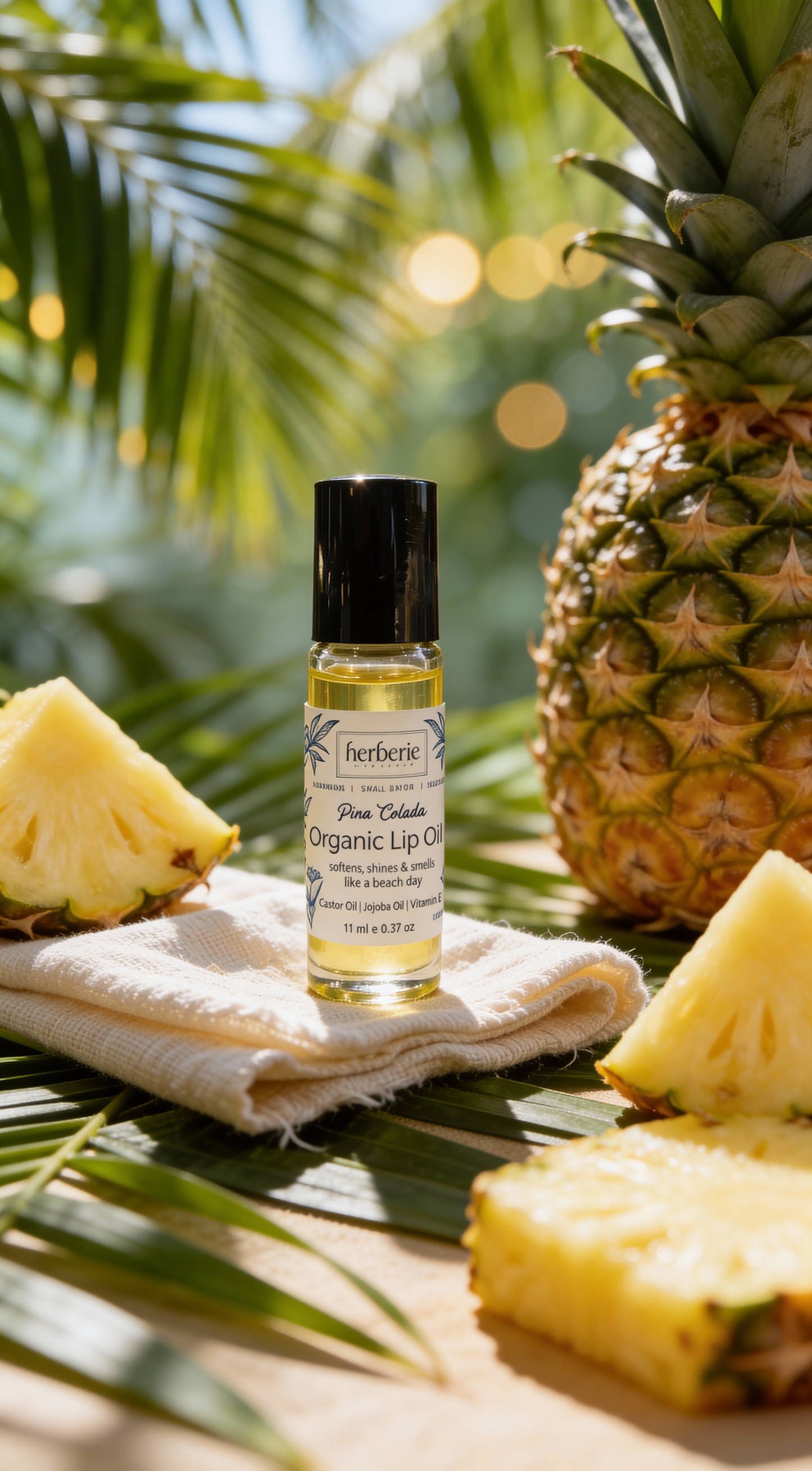 Pina Colada Organic Lip Oil