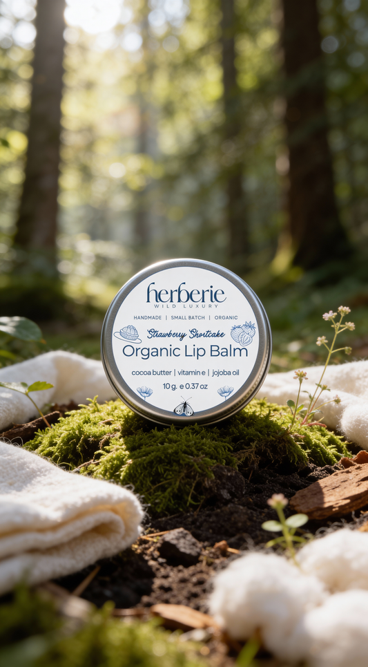 Organic Strawberry Lip Balm