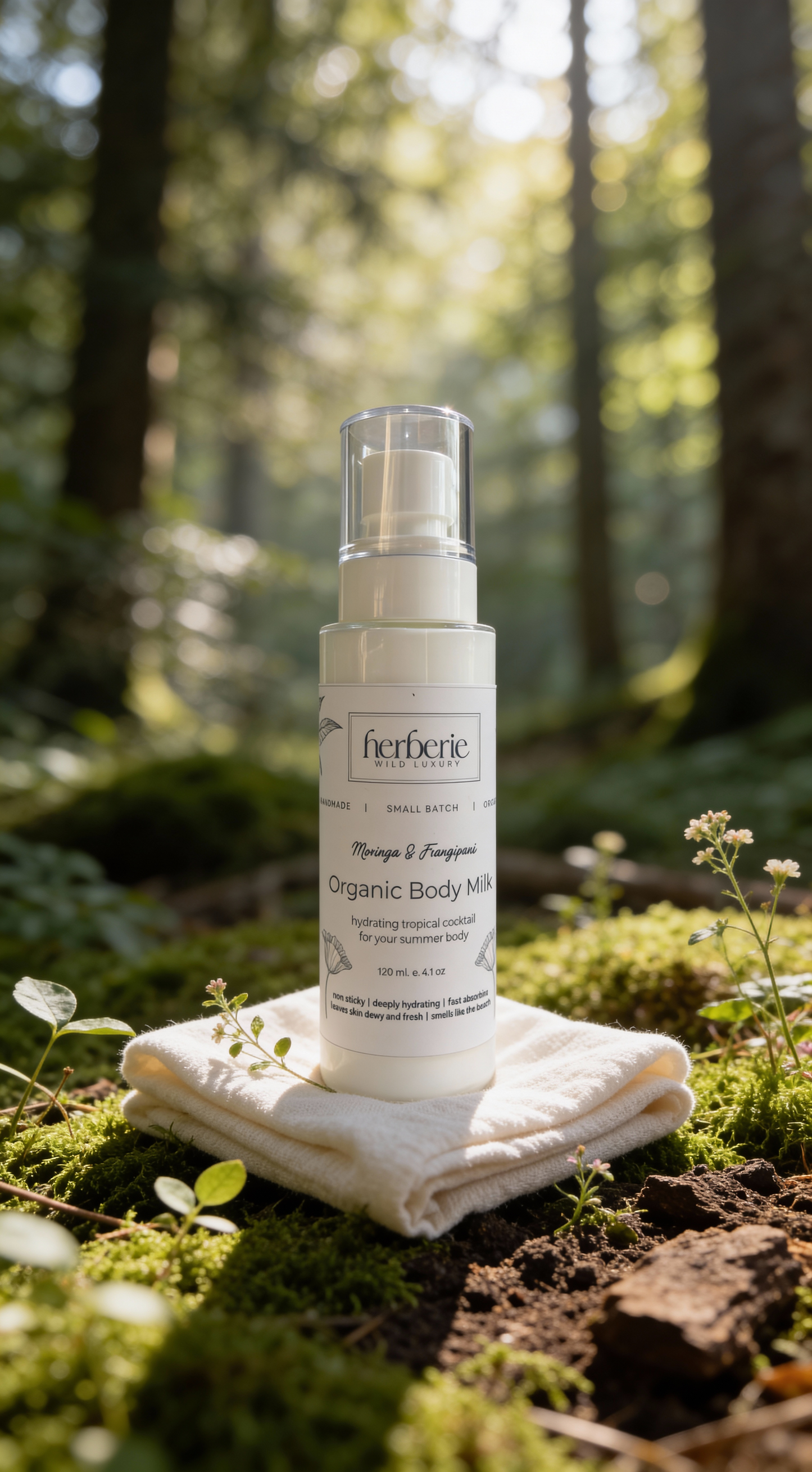 Moringa & Frangipani Body Milk